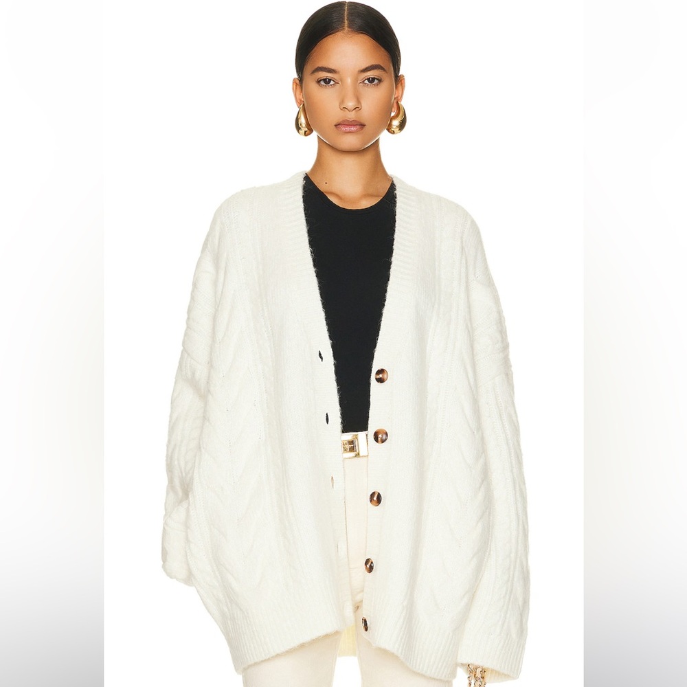 HELSA Serena Cableknit cardigan